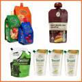 Food Safty Levante-se Suco Bebida Spout Top / Spout Side Bolsa Bolsa Al Foiled